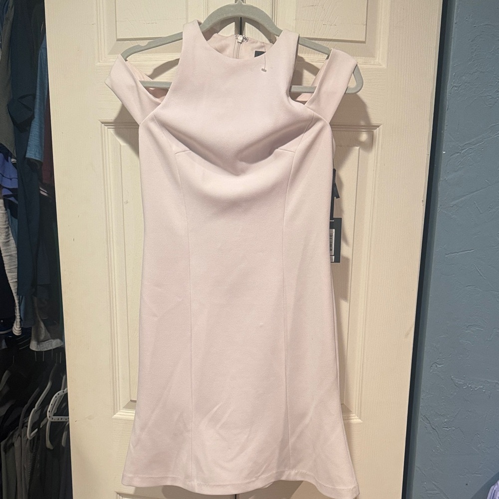 Vera Wang Light Pink Mini Dress
